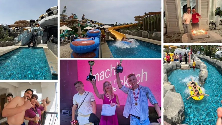 Granada Luxury Belek’te Bentour Reisen’den Aquapark Championship Organizasyonu