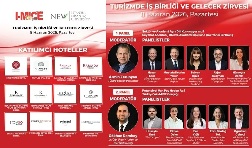 “Turizmde İş Birliği ve Gelecek Zirvesi” İçin Geri Sayım
